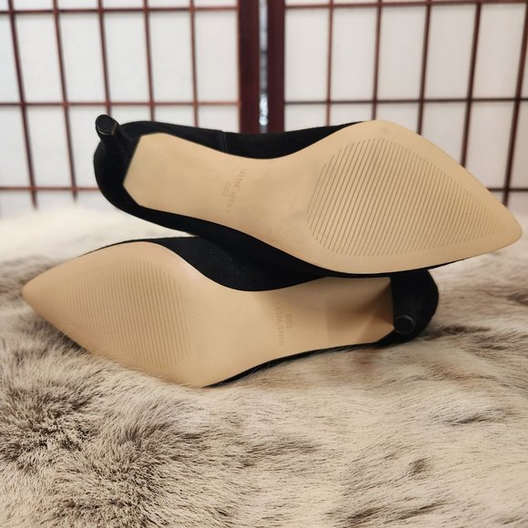 Nine West Black Suede "Pagneli" Ankle Boots Size 6.5M NWOB - Picture 4 of 4